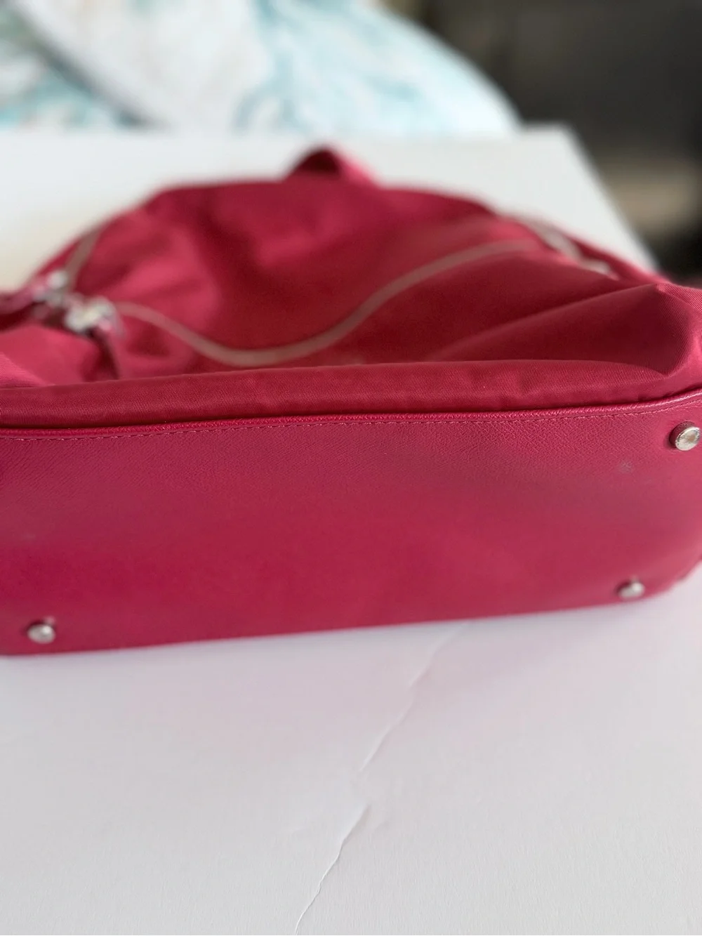 Samsonite Red Women's Compact Karissa Biz Backpack with Front Zip Pocket 14.1”